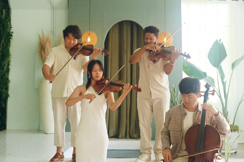 wholesoul is a string quartet for Bands at NAMM