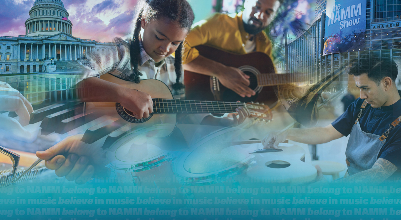 photo collage of music makers