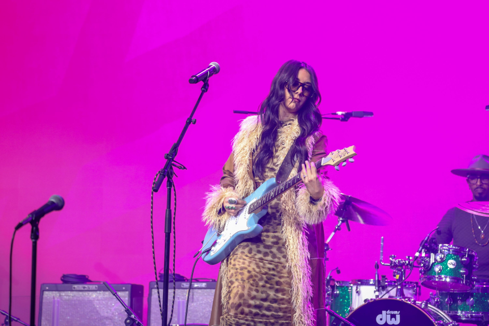 artist performs at the she rocks awards at the namm show