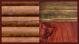 different types of wood